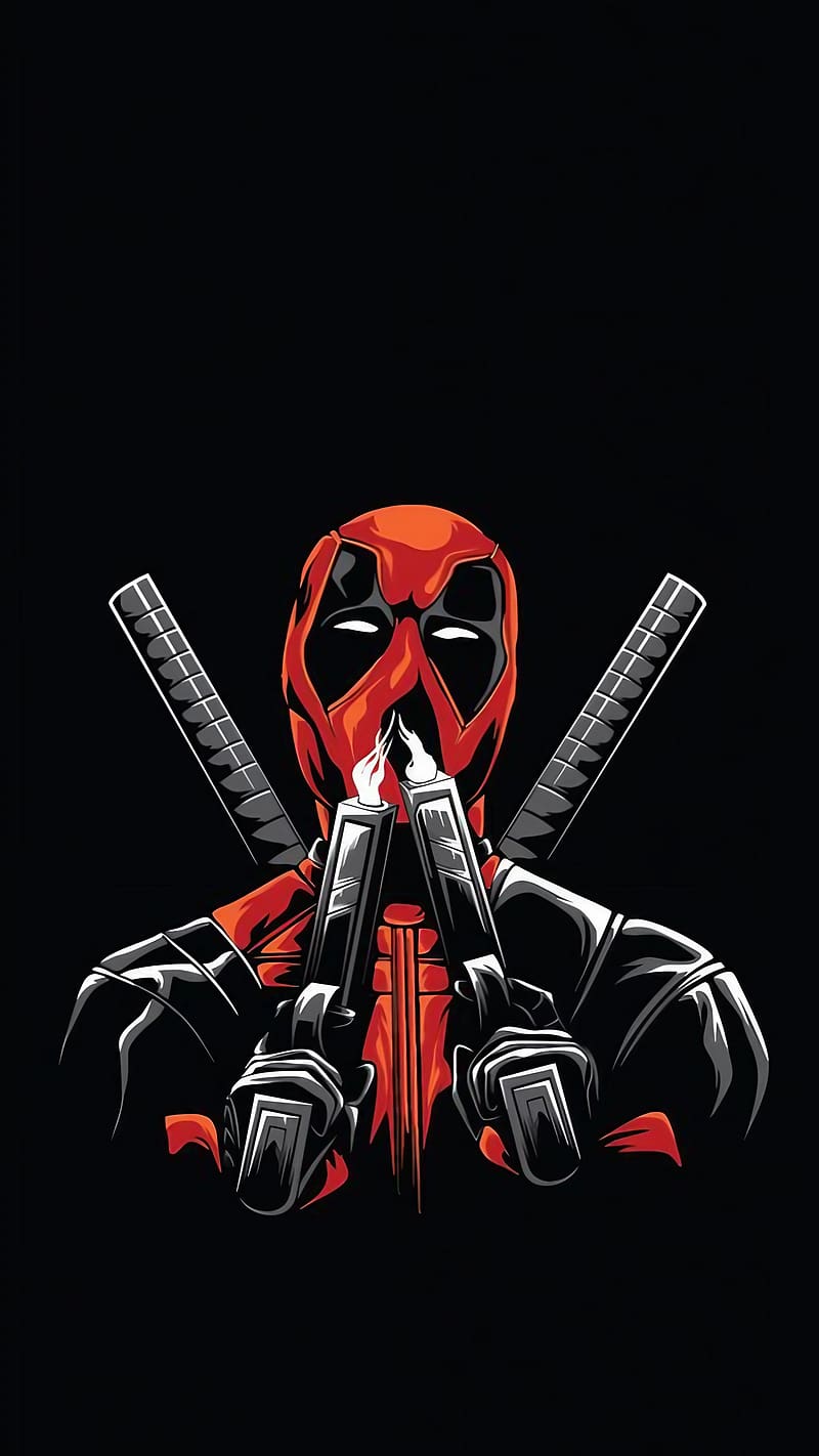 Download Have Fun with Deadpool on Your Iphone Wallpaper  Wallpaperscom