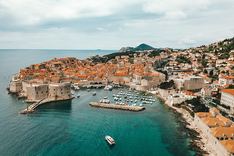 Towns, Dubrovnik, Town , Croatia , Coast, HD wallpaper