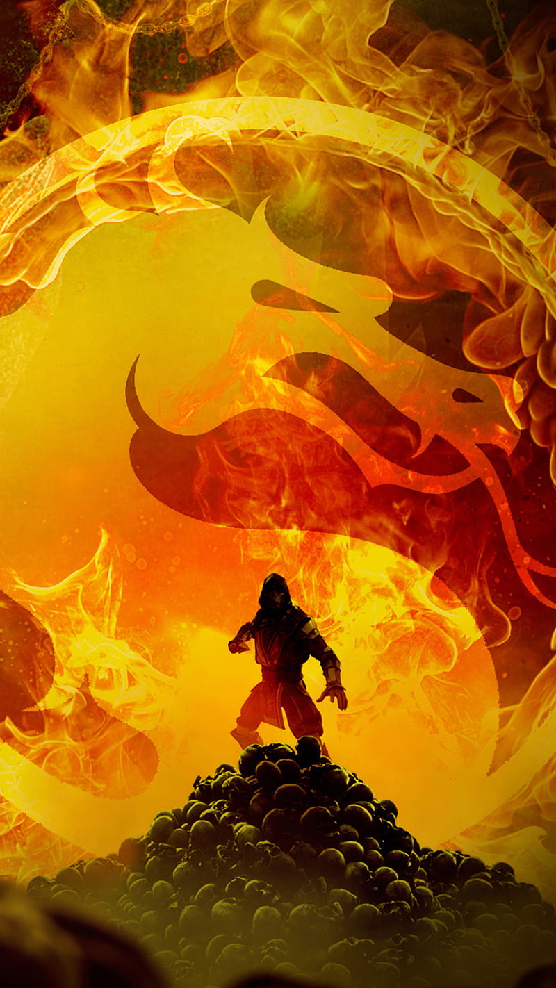 Mortal Kombat, scorpion, HD phone wallpaper
