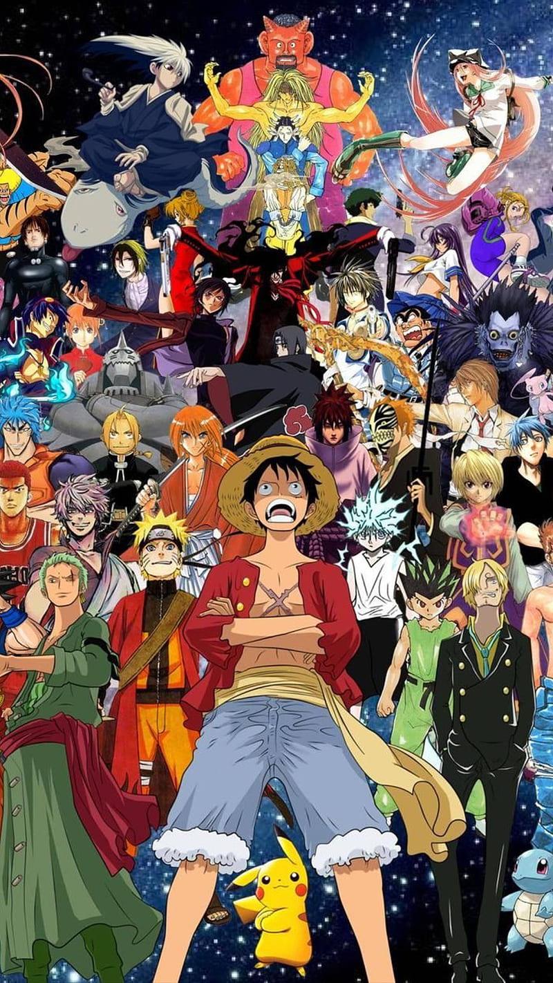 Anime, death note, fullmetal alchemist, hunterxhunter, naruto, one