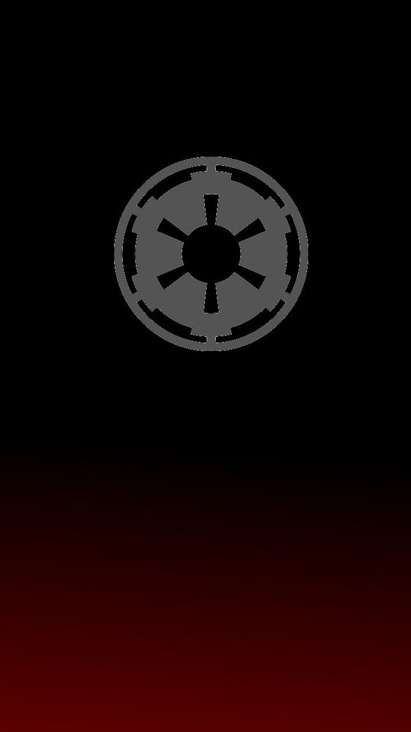 Imperio Galatico, filme, preto, star wars, vermelho, HD phone wallpaper