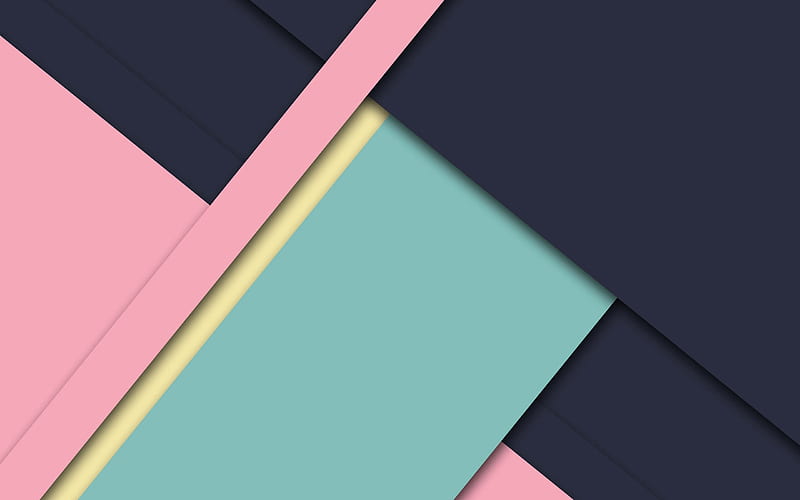 multi-colored abstraction, geometric background, material design, android, HD wallpaper