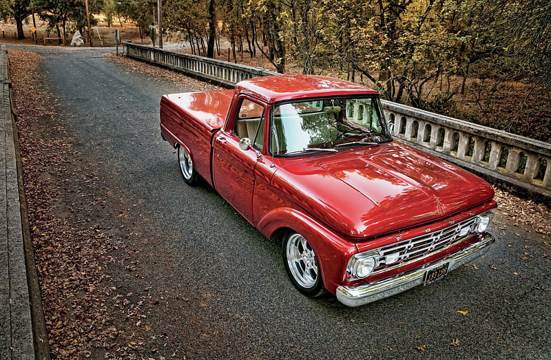 1964-ford-f-100, clásico, 1964, ford, camión, Fondo de pantalla HD | Peakpx