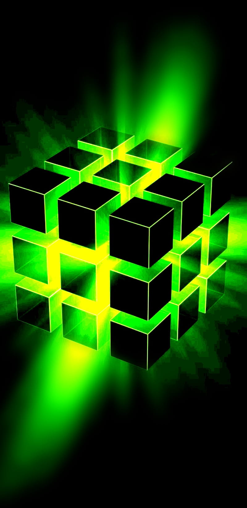 3d Black Cube Wallpaper Iphone Image Num 95