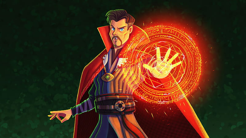 Doctor Strange Marvel Comic Art, HD wallpaper