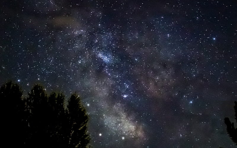 sky, galaxy, star, night, nature, HD wallpaper