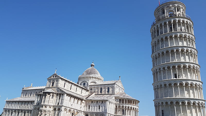 Pisa, italy, leaning tower of pisa, HD wallpaper