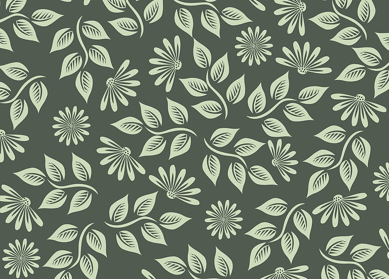 Texture, pattern, green, olive, flower, paper, leaf, HD wallpaper | Peakpx