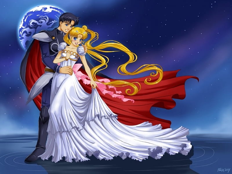 Sailormoon, dama, parejas, princesa, anime, Fondo de pantalla HD | Peakpx