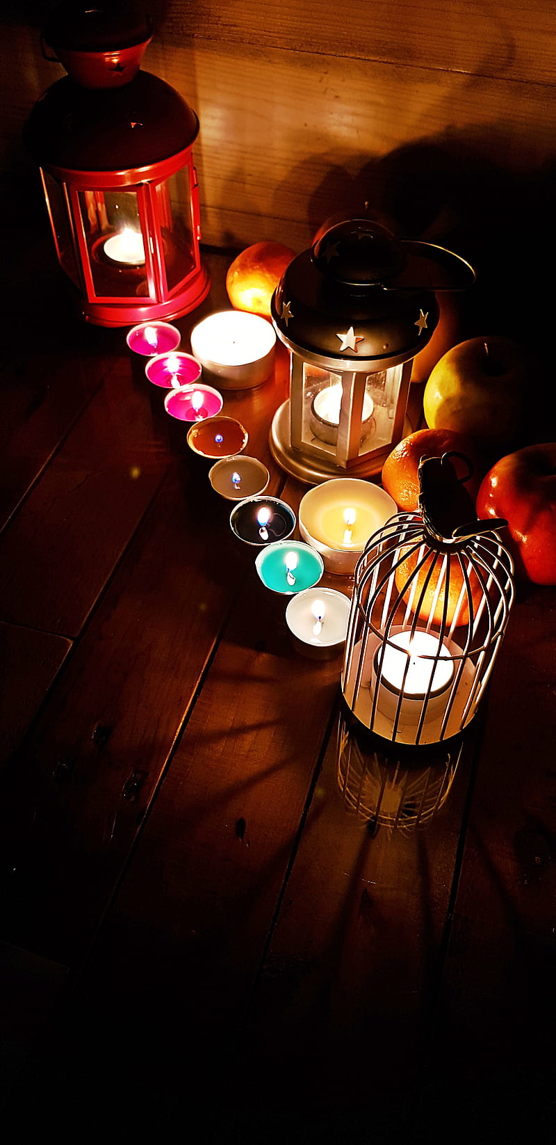 Light, candle, winter, new, black fruit, night, darkness, candles, HD phone wallpaper