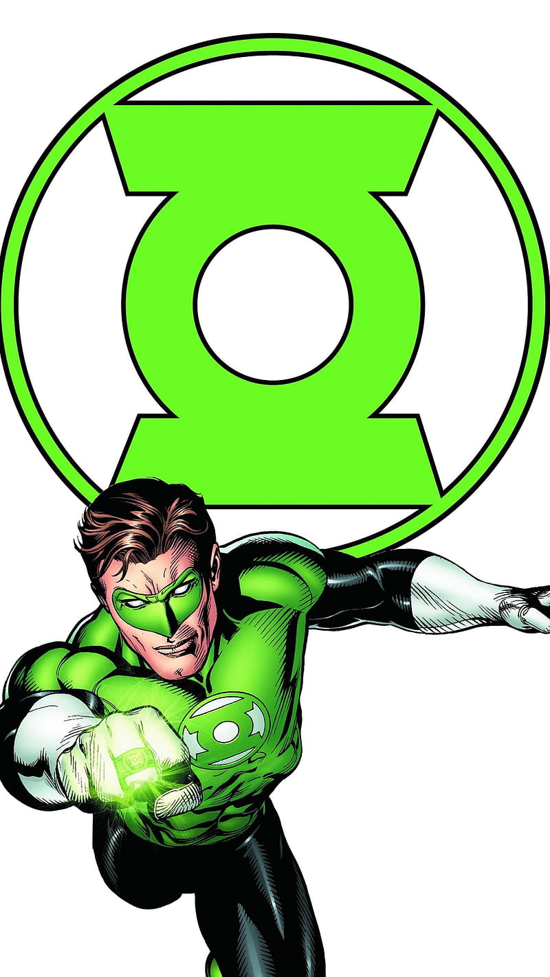 Green lantern - DC Character , green lantern, dc movie, dc comic, superhero, green suit, mighty, animated, HD phone wallpaper