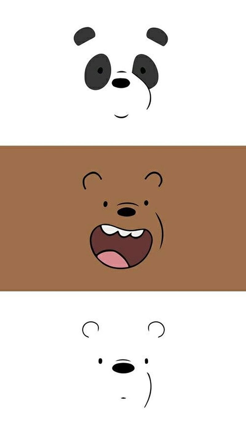 we bare bears, bears, escandalosos, funny, HD phone wallpaper