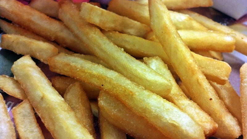 French Fries, sea salt, fries, burger king, HD wallpaper