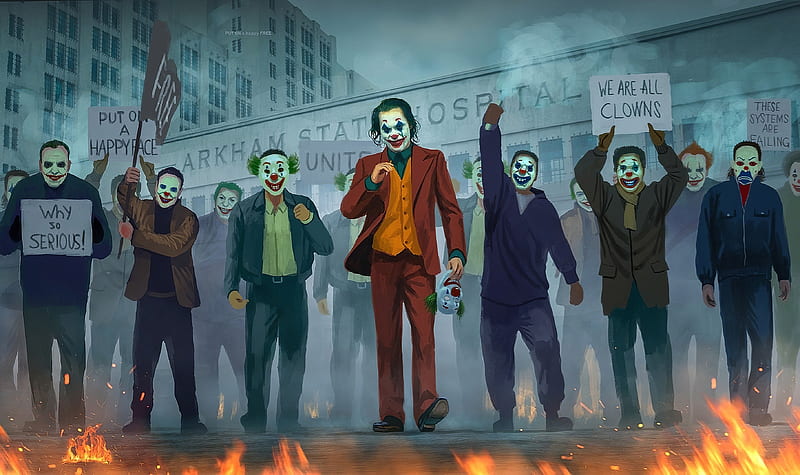 Joker We Are All Clowns, HD wallpaper