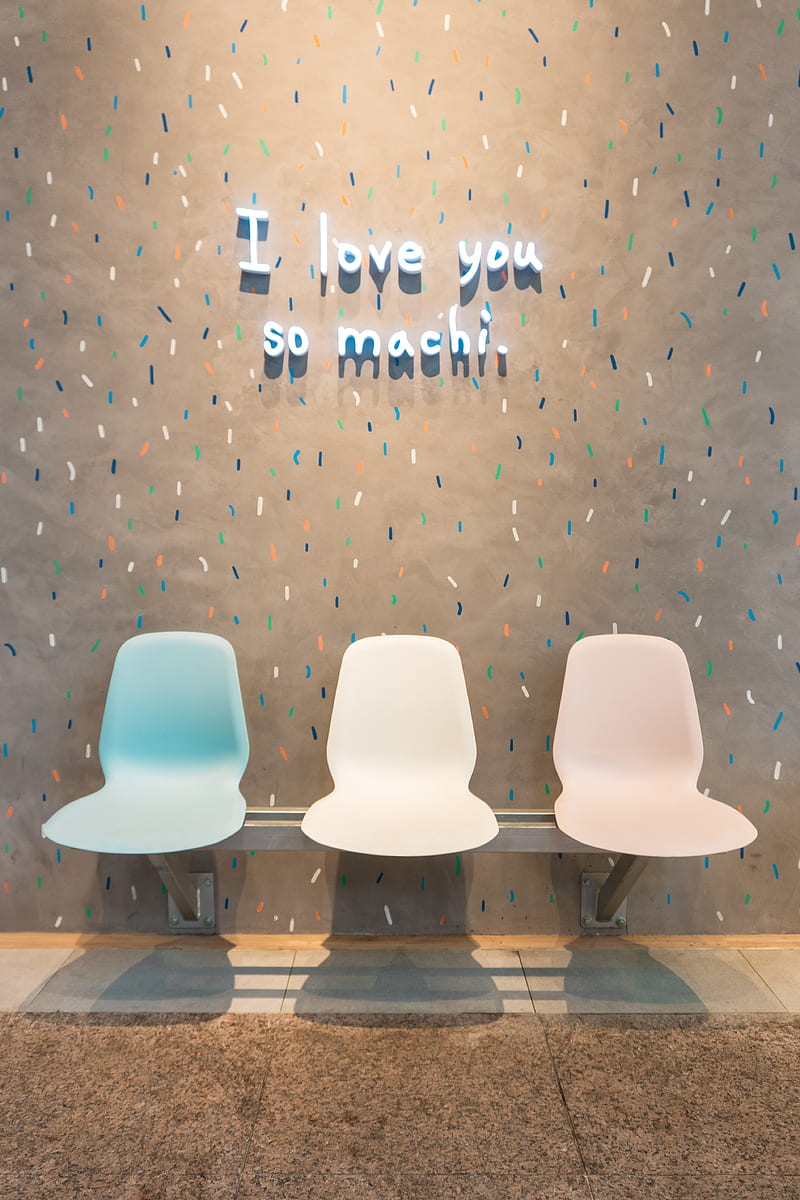 text, wall, signboard, inscription, chairs, HD phone wallpaper