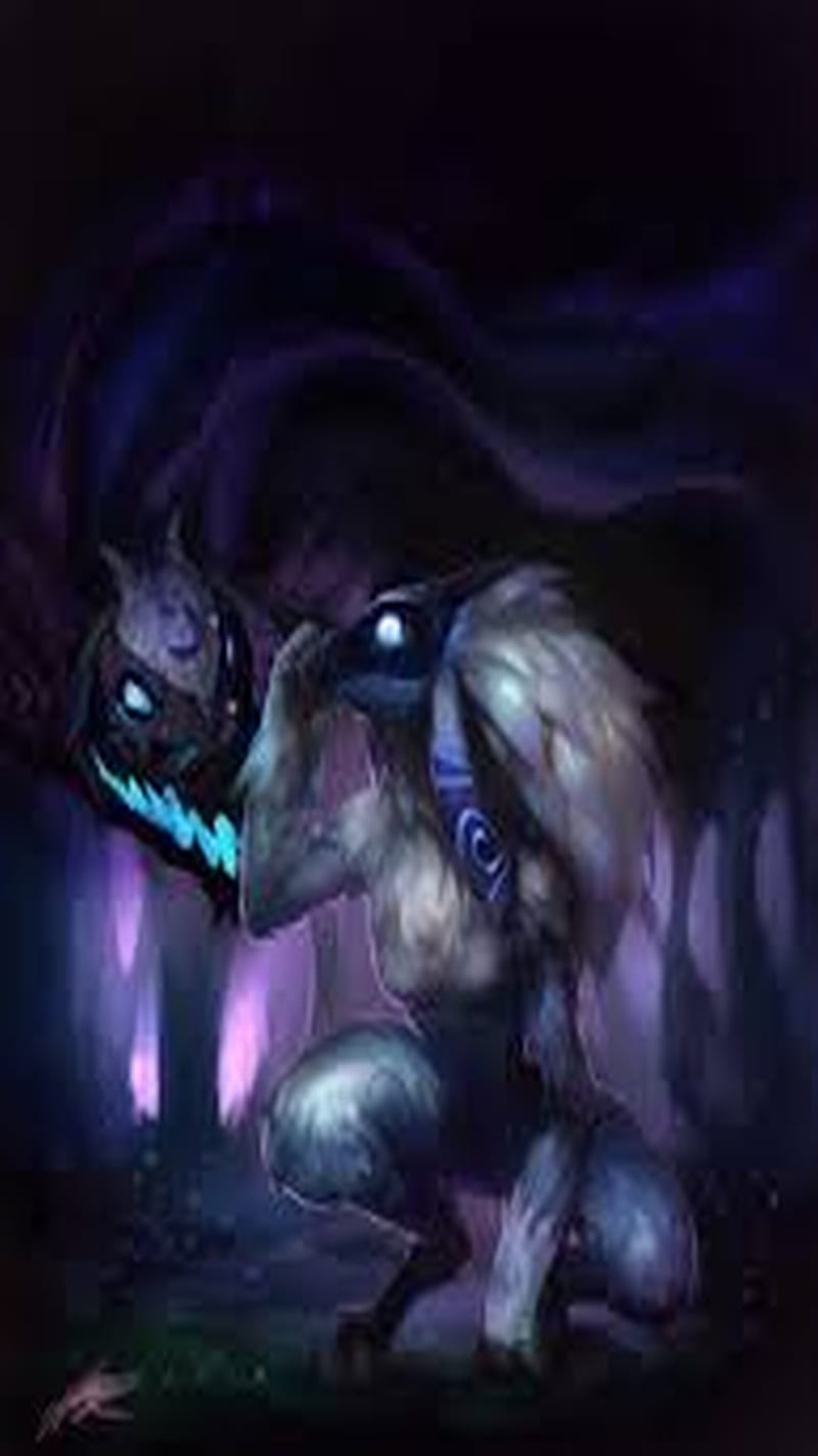 kindred, lol, league of legends, riot, game, league, HD phone wallpaper