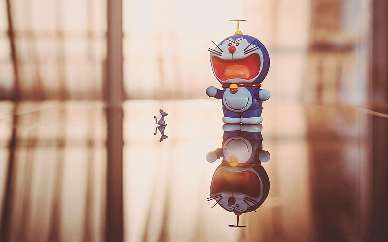 Doraemon Toy, toys, doraemon, cartoons, HD wallpaper