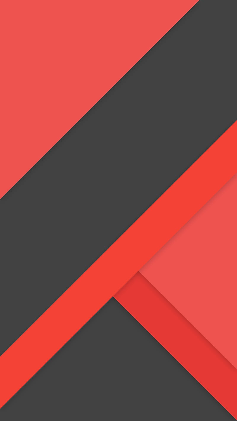 Red Grey, 929, abstract, desenho, gray, material, new, q, substratum, theme, HD phone wallpaper