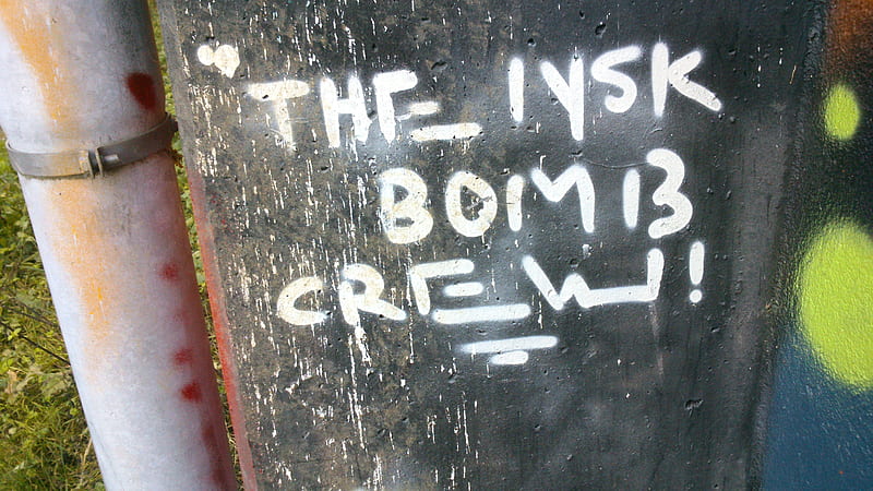 IYSK Bomb Crew Part IX - The TAG, Snapshot, Sprayed, Foto, Street Art, tagged, Art, THE IYSK BOMB CREW TAG, Graffitti, graph, graphy, Writing, HD wallpaper