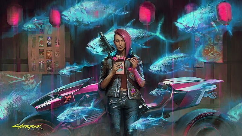 Cyberpunk 2077 Cyborg Girl Art, HD wallpaper