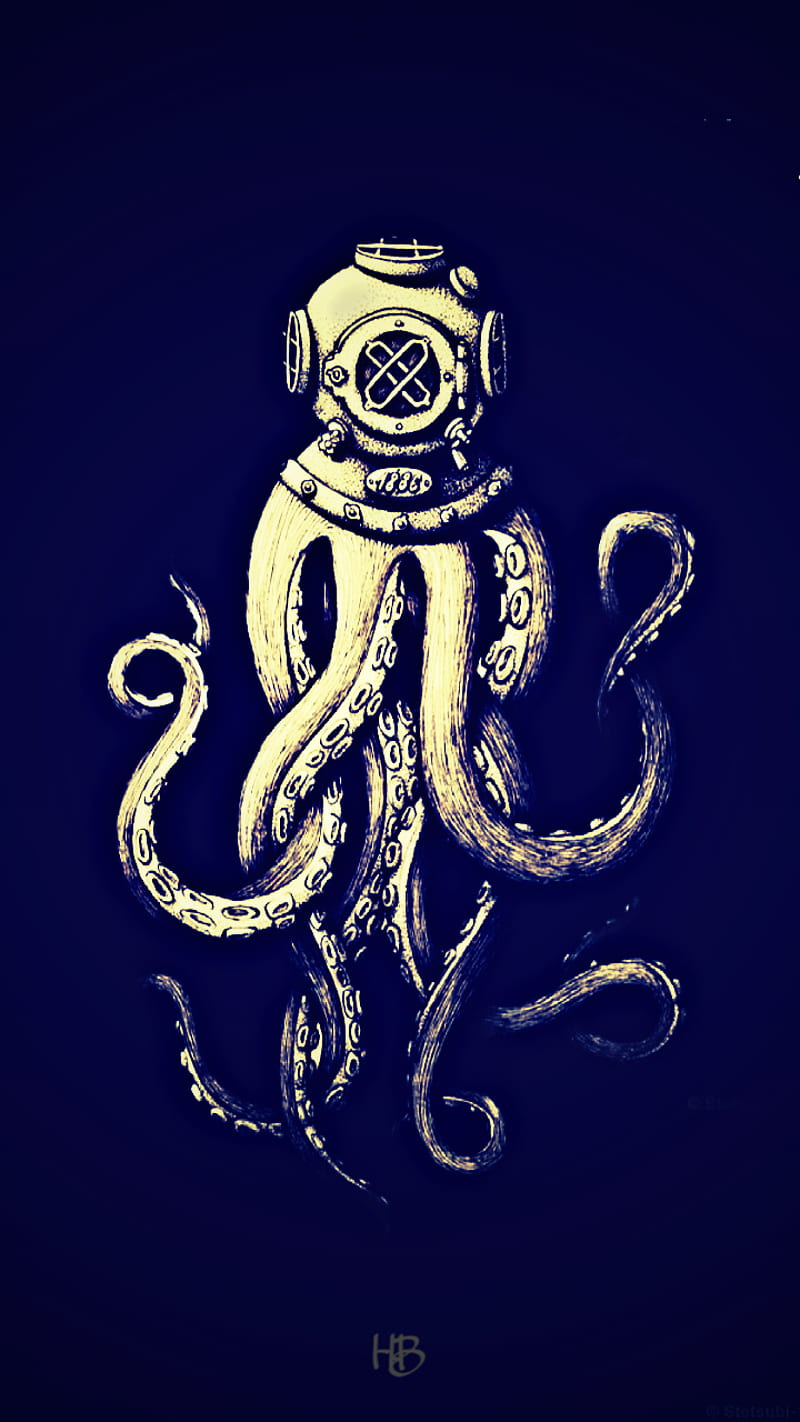 Octopus , hb, HD phone wallpaper