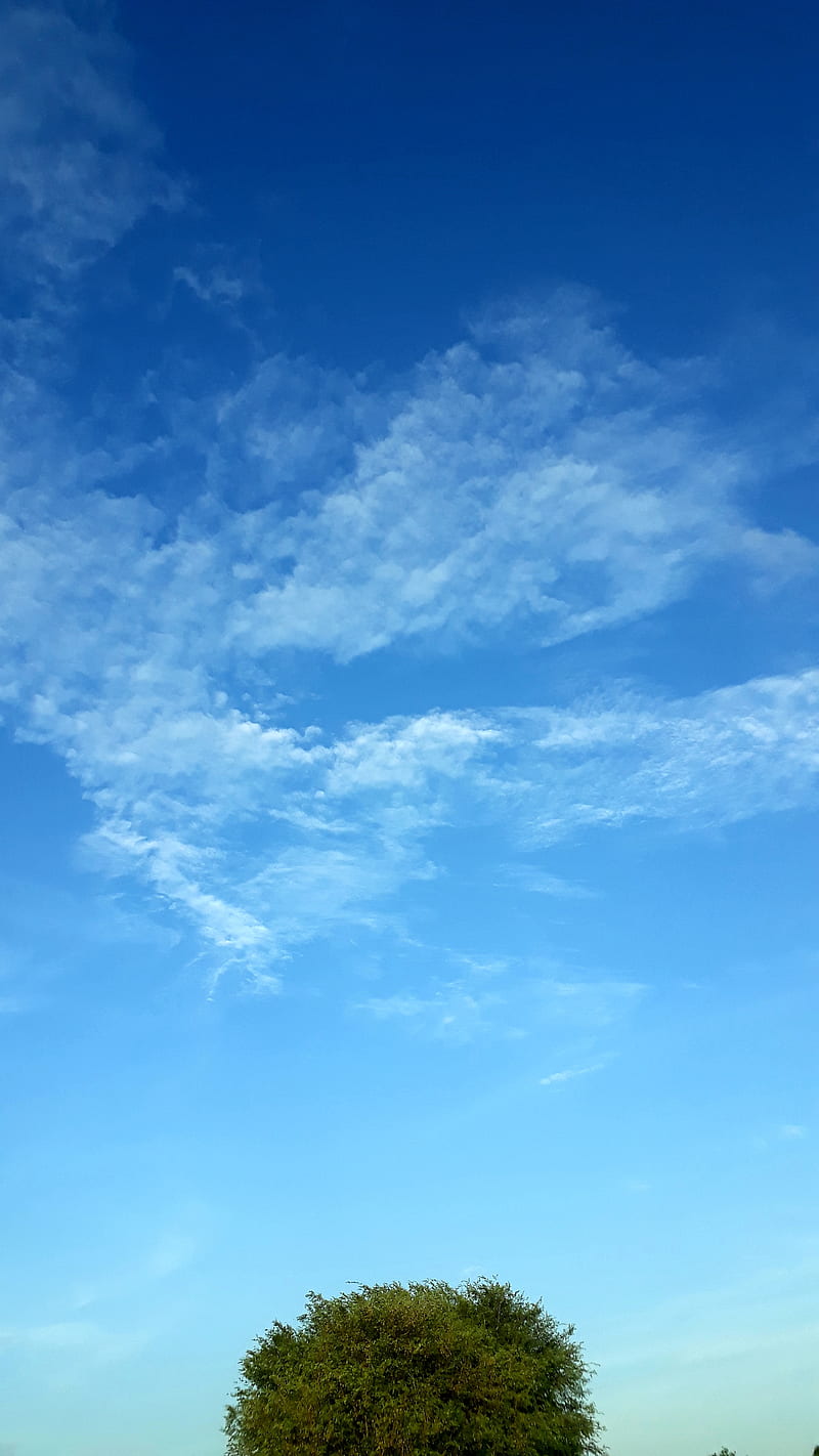 Sky, beautiful nature, clouds, plus, simple, HD phone wallpaper | Peakpx