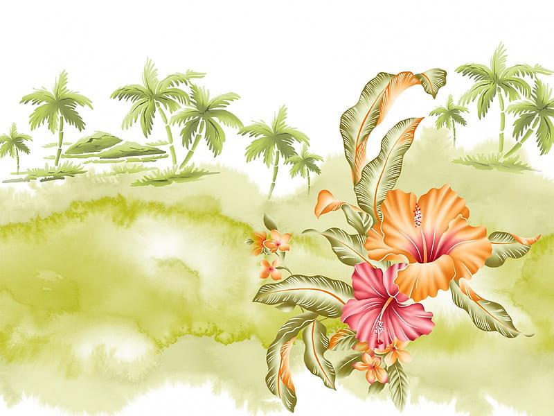 242717 Hawaiian Tropical Wallpaper Images Stock Photos  Vectors   Shutterstock