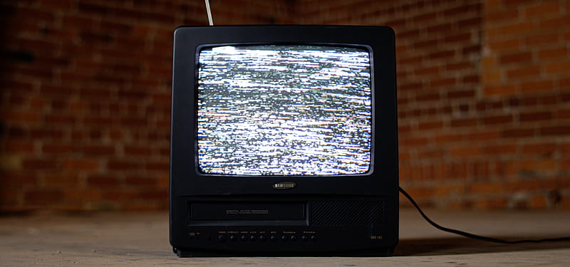 Black crt tv on brown table, HD wallpaper | Peakpx