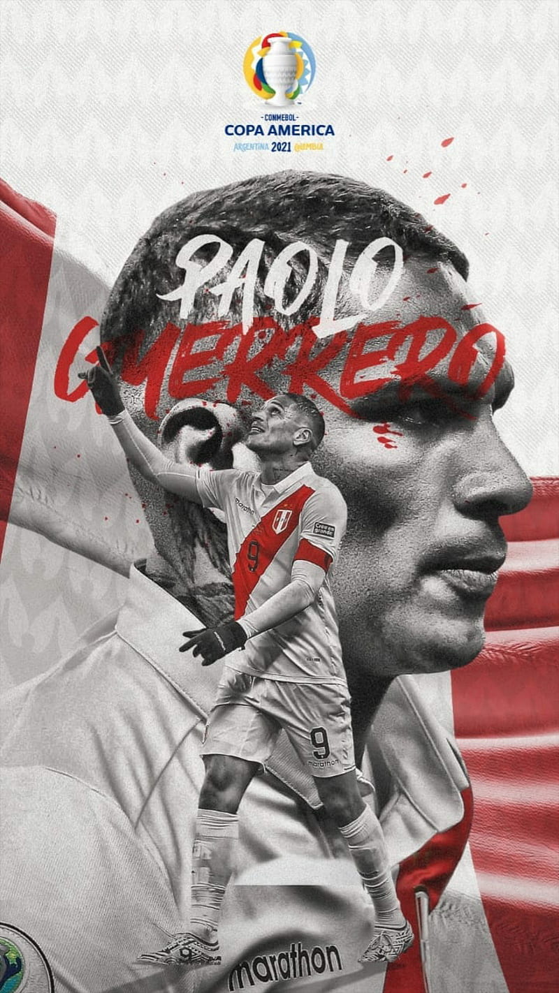 Paolo Guerrero, 2019, copaamerica, peru, HD phone wallpaper