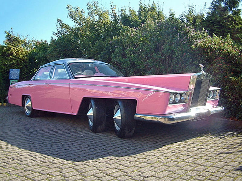 Pink Steampunk Firebird Car, Pontiac, Steampunk, Pink, carros, Firebird, HD wallpaper