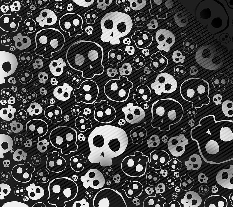 Skulls, gw, lj, HD wallpaper