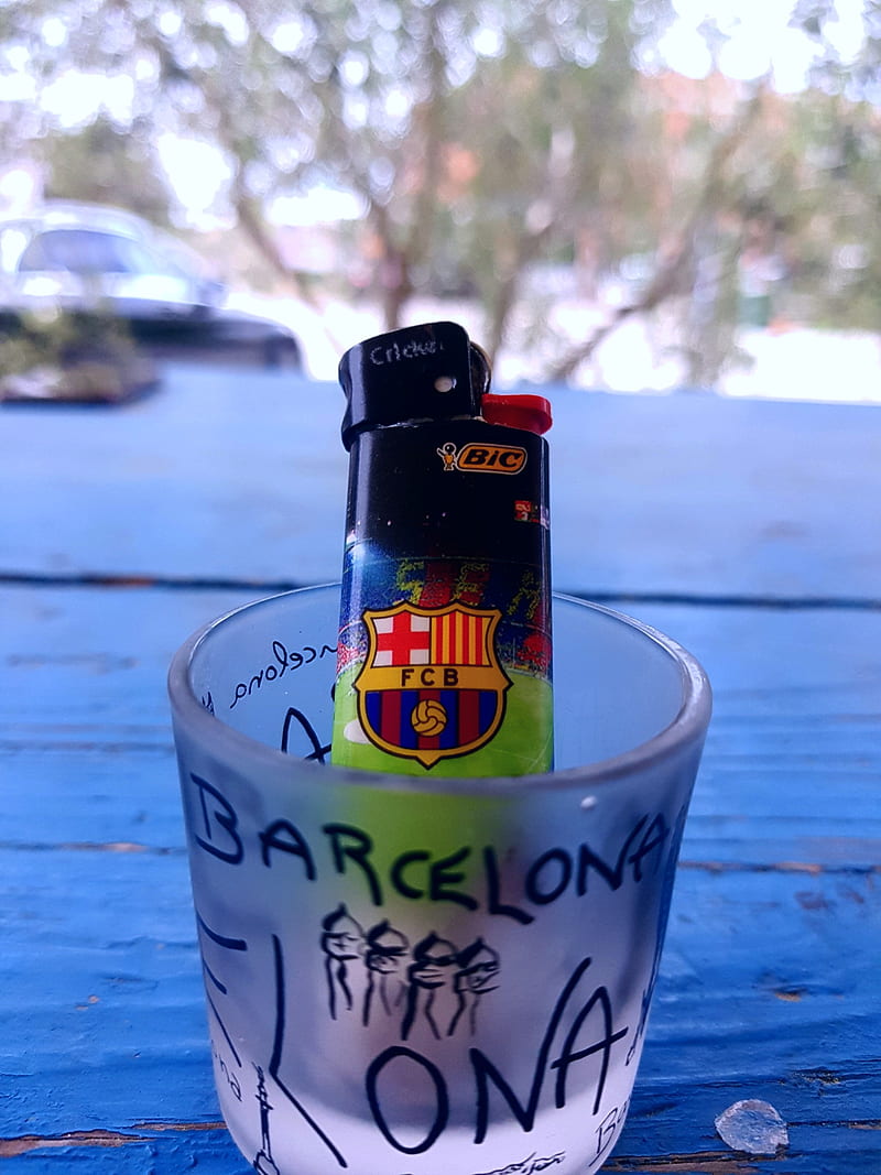 Barcelona Fans, fanart, fcb, fire, football, galaxy, lighter, love, nature, soccer, HD phone wallpaper