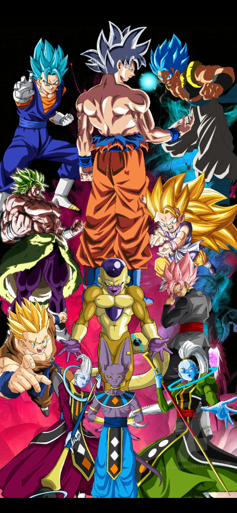 iPhone Android Broly Super Saiyan Dragon Ball Super Phone Live Wallpaper