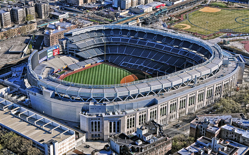 Yankee Stadium, MLB, New York City, New York Yankees stadium, baseball park, Major League Baseball, baseball stadium, New York, USA, HD wallpaper