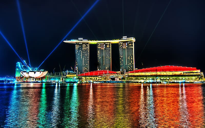 Singapore, , Marina Bay Sands, HD wallpaper