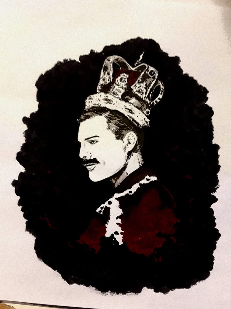 Freddie Mercury, art, HD phone wallpaper | Peakpx