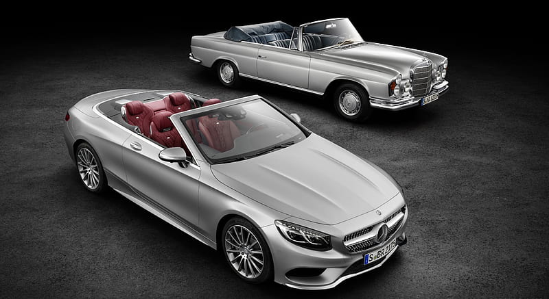 2017 Mercedes-Benz S-Class S500 Cabriolet AMG-line (Alanit Grey Magno) with S-Class Cabriolet W 111 - Front , car, HD wallpaper