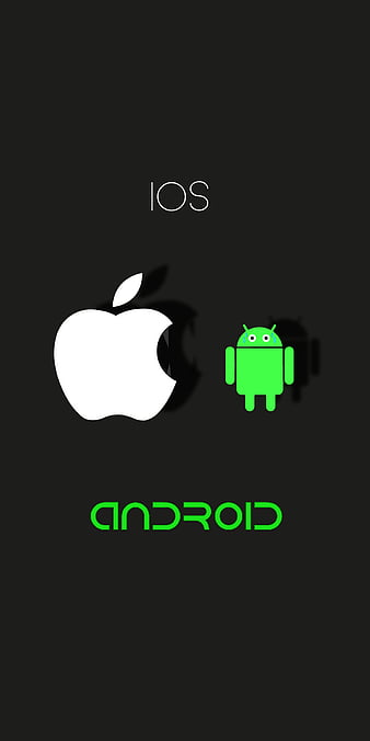 android vs apple wallpaper 3d