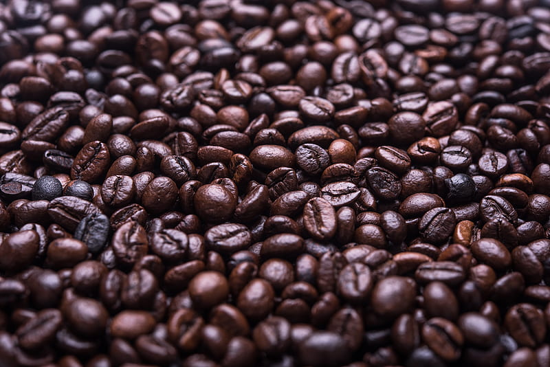 graph of roasted coffee beans, HD wallpaper