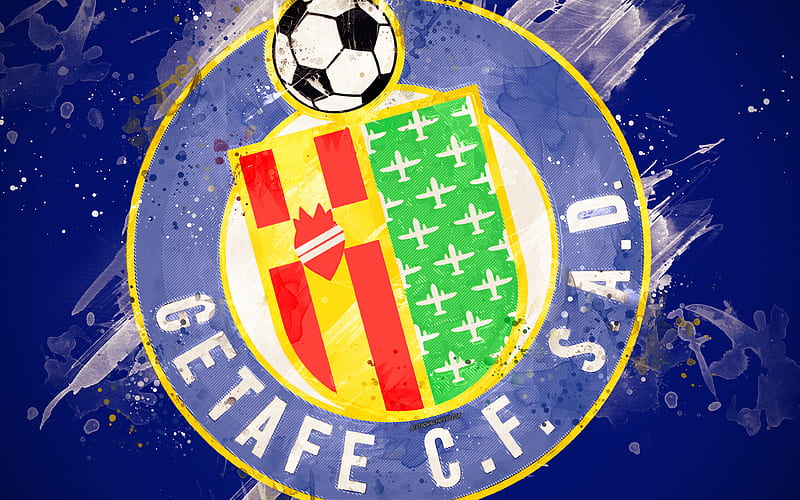 Getafe Club Logo Symbol La Liga Spain Football Abstract Design