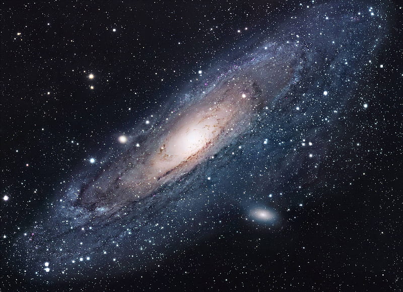 M31 The Andromeda Galaxy, planet, galaxies, space, stars, cool, fun, HD wallpaper