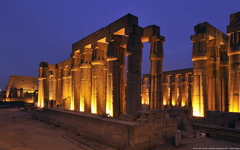 Egypt Luxor City Colonnade-Windows theme, HD wallpaper | Peakpx