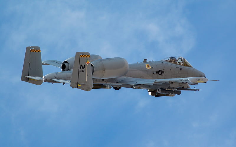A-10C, Fairchild Republic A-10 Thunderbolt II, attack aircraft, military aircraft, US Air Force, USA, HD wallpaper
