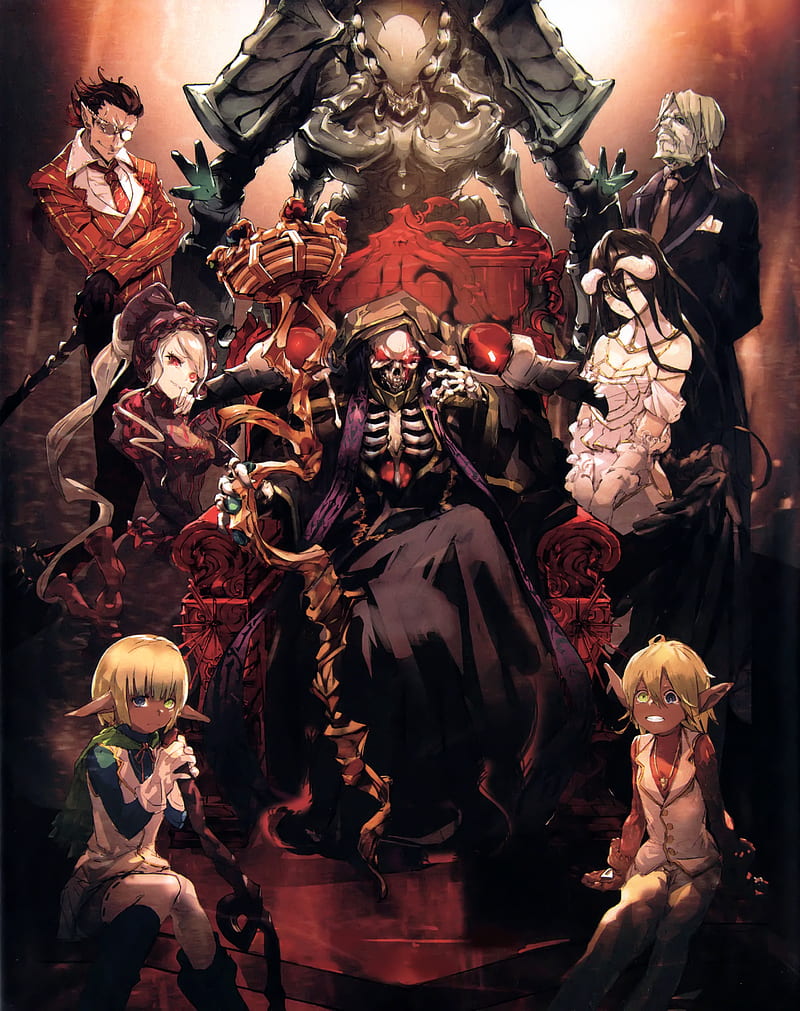 overlord, anime, HD phone wallpaper
