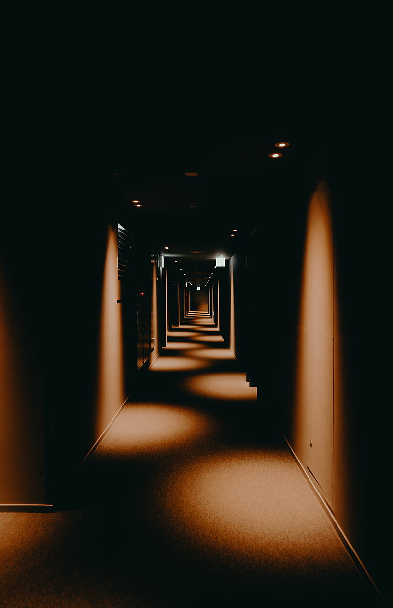 corridor, tunnel, light, lighting, dark, HD phone wallpaper