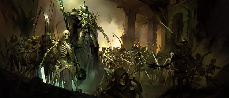 Necromancer Diablo 4, HD wallpaper