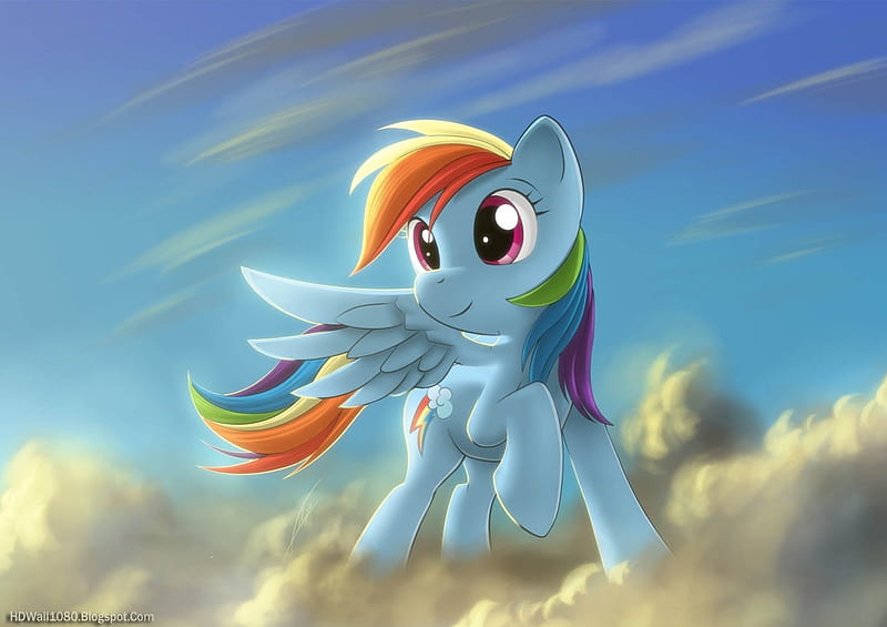Rainbow Dash, Mlp, my little pony, HD wallpaper