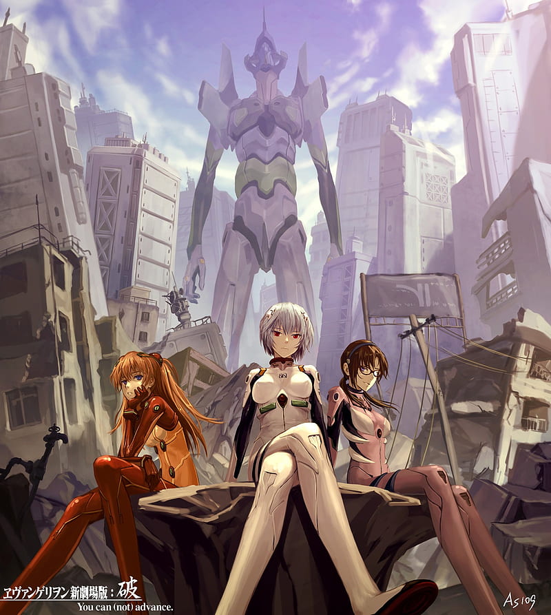 anime, Neon Genesis Evangelion, Asuka Langley Soryu, Ayanami Rei, As109, HD phone wallpaper