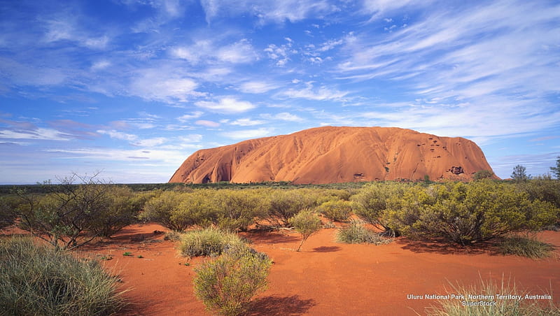 Uluru National Park Australia, mountain, wilderness, sand, desert, Australia, HD wallpaper