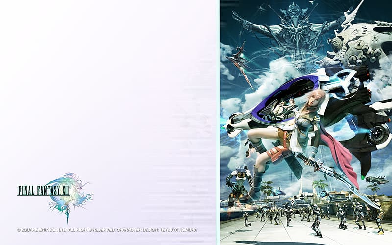 Final Fantasy, Video Game, Lightning (Final Fantasy), Serah Farron, Final Fantasy Xiii, Snow Villiers, HD wallpaper